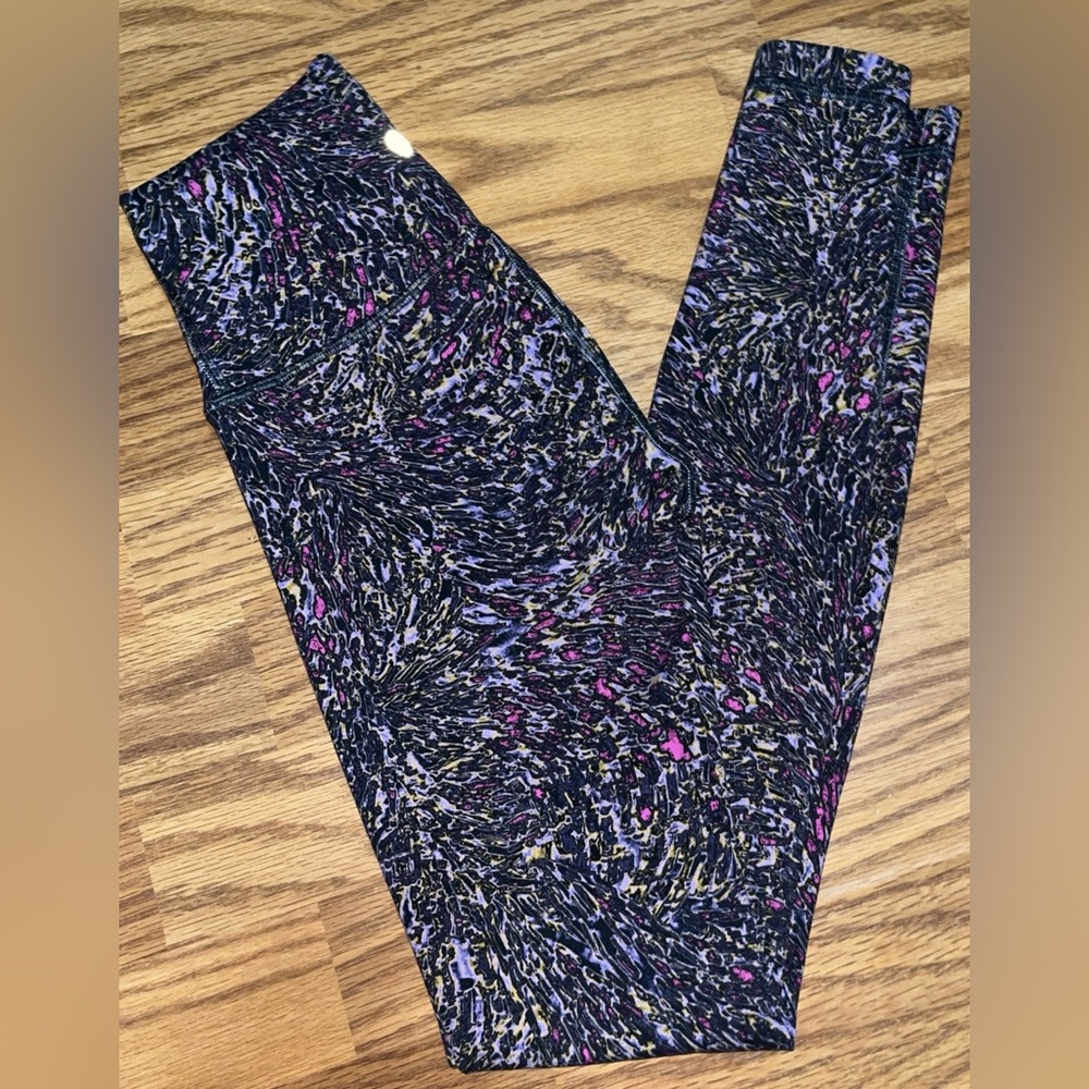 Lululemon Wunder Train High-Rise Tight Legging 28" Topography Multi Size 2